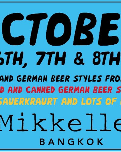 Oktoberfest at Mikkeller Bangkok Zipevent