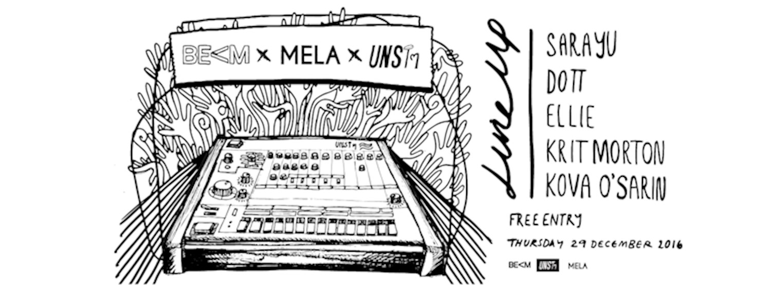 BEAM x Mela x Unst Zipevent