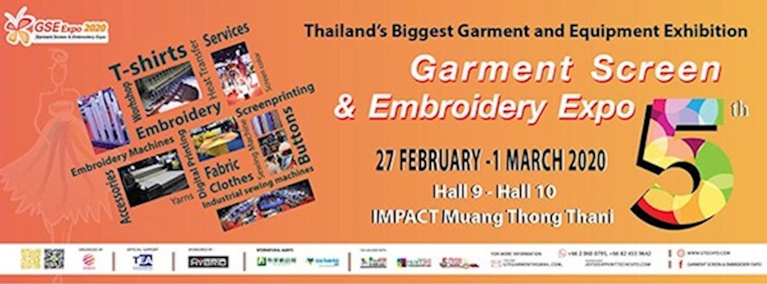 The 5th Garment Screen & Embroidery Expo 2020 Zipevent