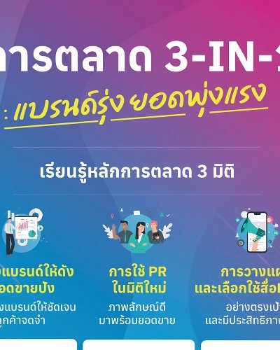 "การตลาดแบบ 3-IN-1 แบรนด์รุ่งยอดพุ่งแรง" Zipevent