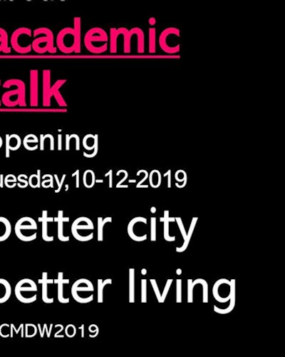 CMDW19 Talks “Academic Talk”  Zipevent