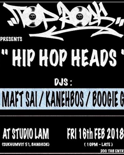Toprock presents : "Hip Hop Heads" Zipevent