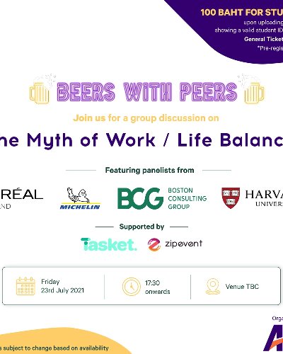Beers with Peers: The Myth of Work/Life Balance  Zipevent