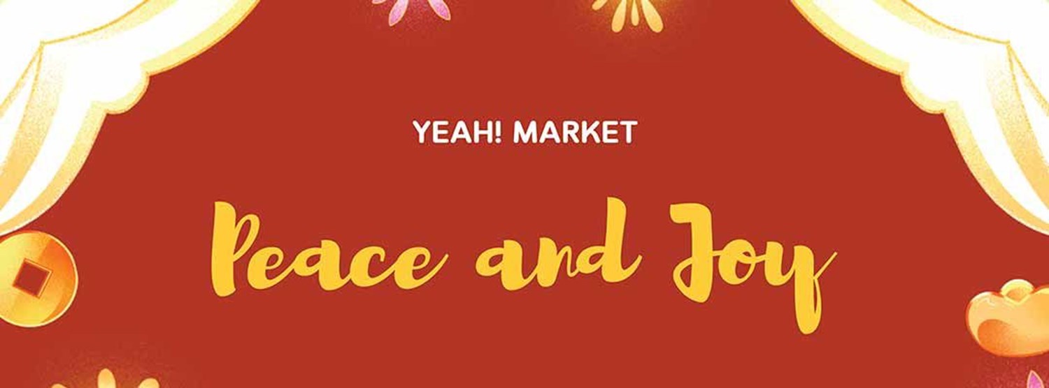 YEAH! MARKET : Peace and Joy Zipevent