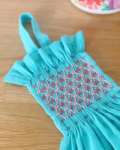 Smock Embroidery Hand Towel Workshop Zipevent