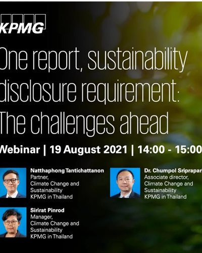 One report, sustainability disclosure requirement: The challenges ahead Zipevent
