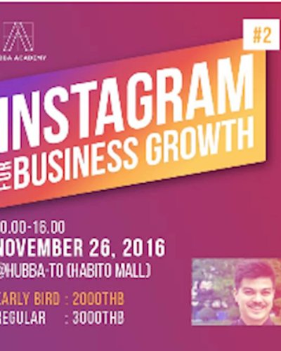(ยกเลิก/Canceled) Instagram For Business Growth # 2 Zipevent