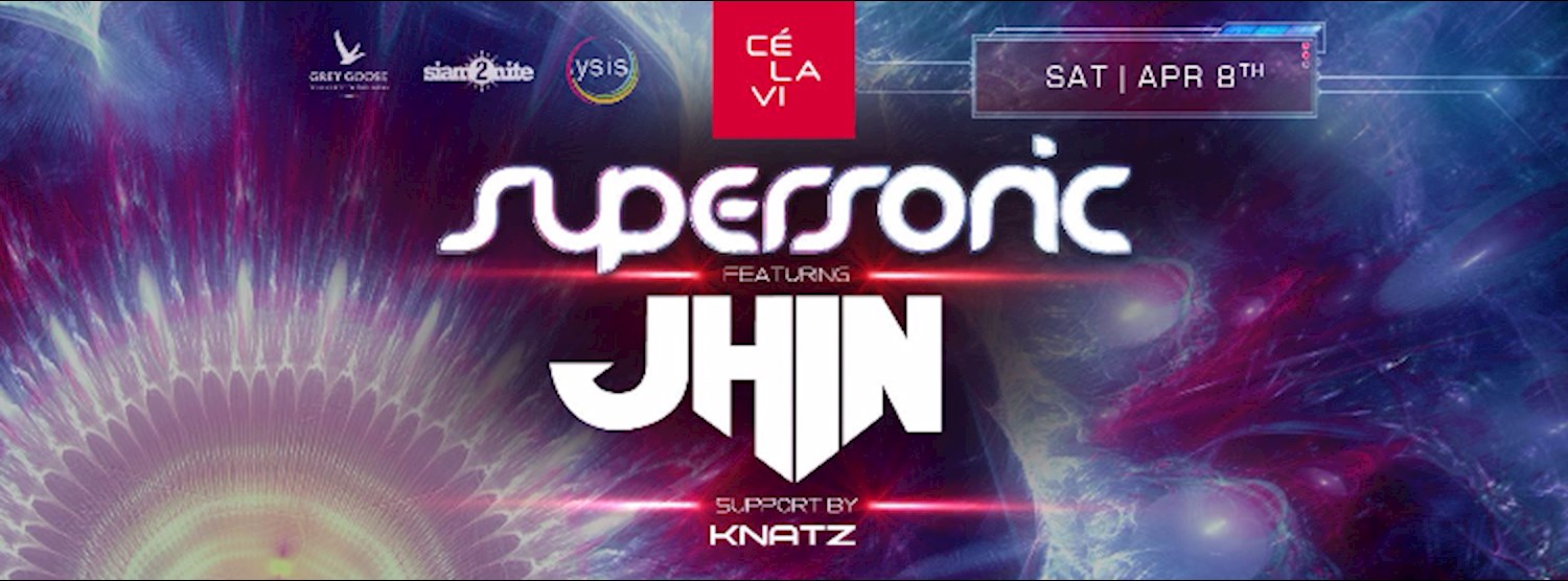 Supersonic Saturdays pres. Jhin on April 8th at CLV BKK Zipevent