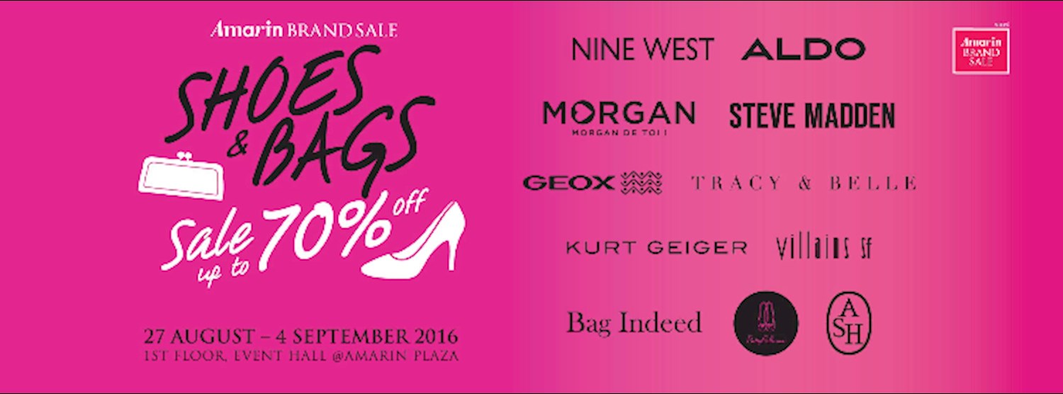 Amarin Brand Sale: Shoes & Bags Sale Up To 70 % Zipevent