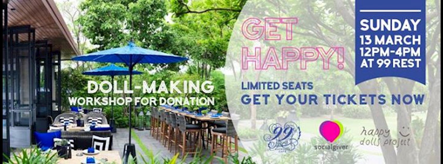 Get Happy: Doll-making Workshop with Socialgiver for disadvantaged children Zipevent