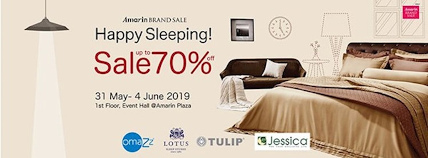 Amarin Brand Sale : Happy Sleeping Zipevent