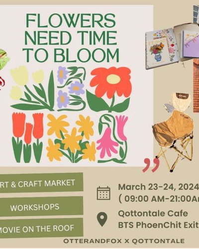 Flowers need time to bloom Zipevent