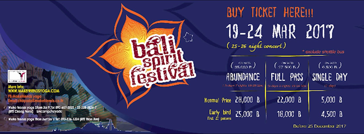 Bali Spirit Festival Zipevent