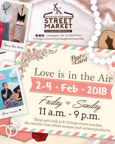 K Village Street Market : Love is in the Air Zipevent