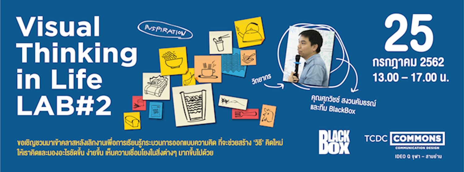 กิจกรรมสัมมนาเชิงปฏิบัติการ Visual Thinking in Life LAB ครั้งที่ 2  Zipevent
