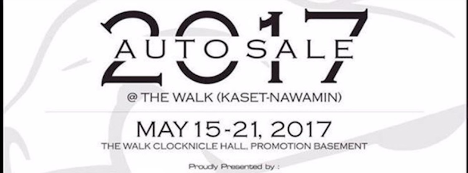Auto Sale 2017 @The Walk Zipevent