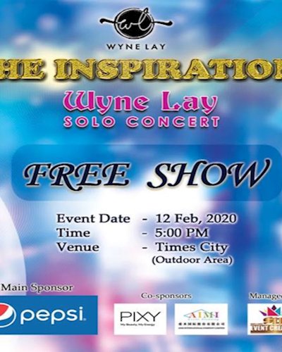 THE INSPIRATION -WYNE LAY SOLO CONCERT Zipevent