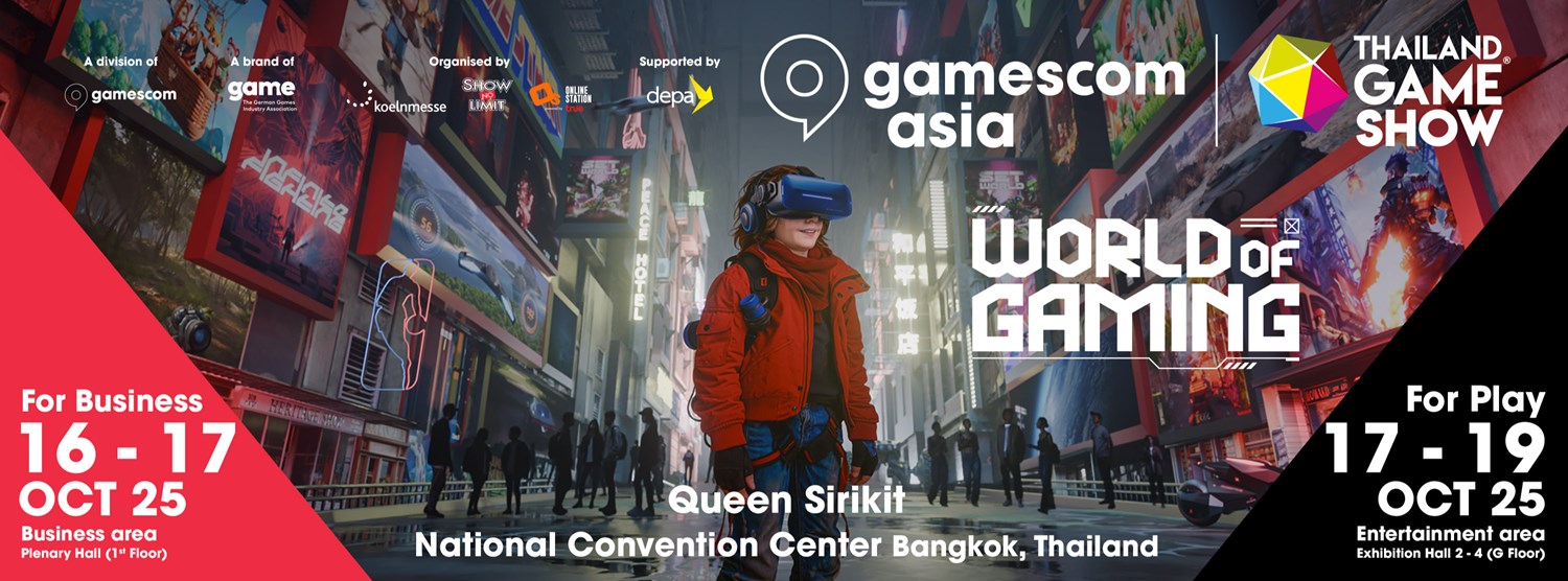 gamescom asia x Thailand Game Show Zipevent
