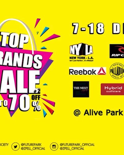 TOP Brands SALE up to 70% Zipevent