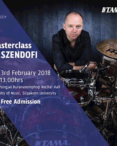 Drumset Masterclass by Peter Szendofi Zipevent