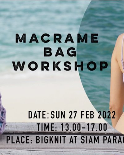Macramé + Crochet Bag Workshop : T shirt Yarn Zipevent