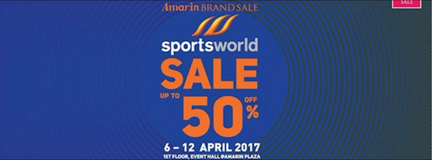 Amarin Brand Sale : Sports World Sale Up To 50% Zipevent