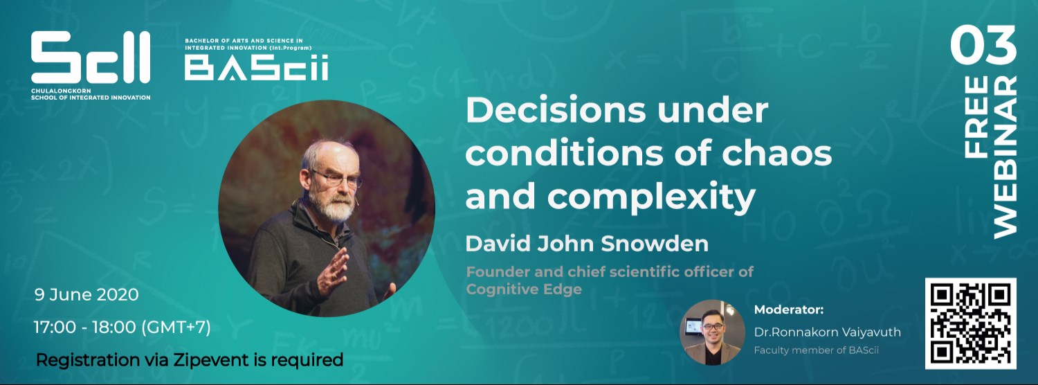 ScII 3rd Webinar: Decisions under conditions of chaos and complexity Zipevent
