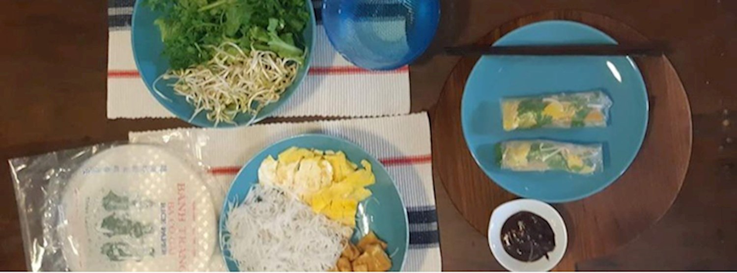 Learn to make Vietnamese fresh-rolls & network over healthy food Zipevent