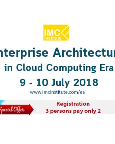 เรียน EA ในยุค Cloud Computing เนื้อหาเข้มข้น วันที่ 9 - 10 กรกฎาคม 2018 Zipevent