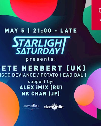 Starlight Saturday Launch Party w/ Pete Herbert  Zipevent