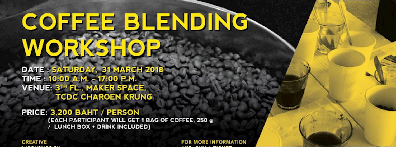Coffee Blending Workshop Zipevent