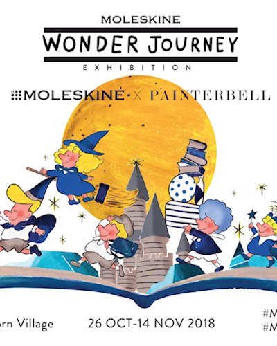 Moleskine Wonder Journey Exhibition Zipevent