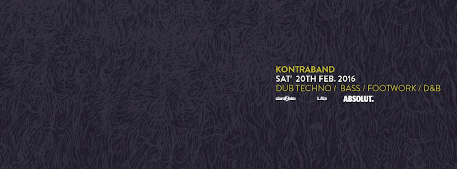 KONTRABAND at DARK BAR I Saturday 20th February Zipevent