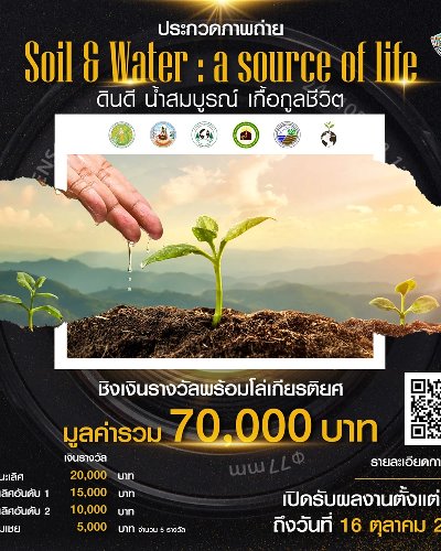 Soil and Water : a source of life ดินดี น้ำสมบูรณ์ เกื้อกูลชีวิต Zipevent