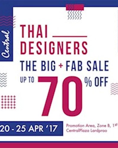 Thai designers The Big Fab Sale Zipevent