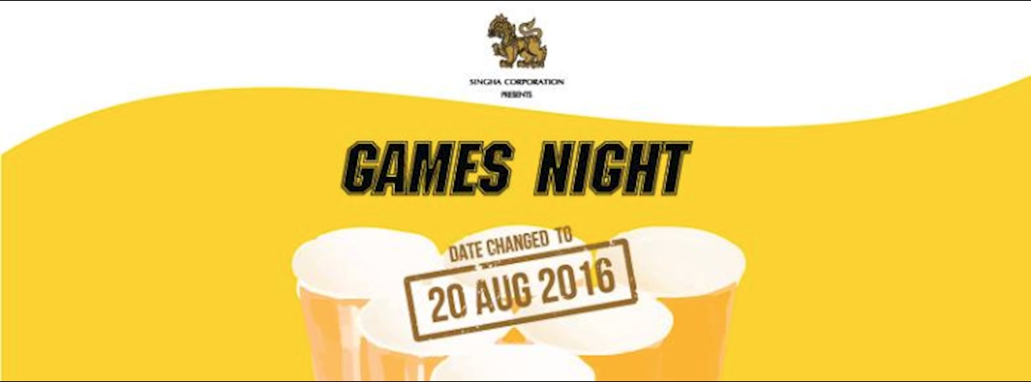 Singha Presents: Games Night Zipevent