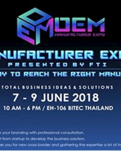 OEM Manufacturer Expo 2018 Zipevent