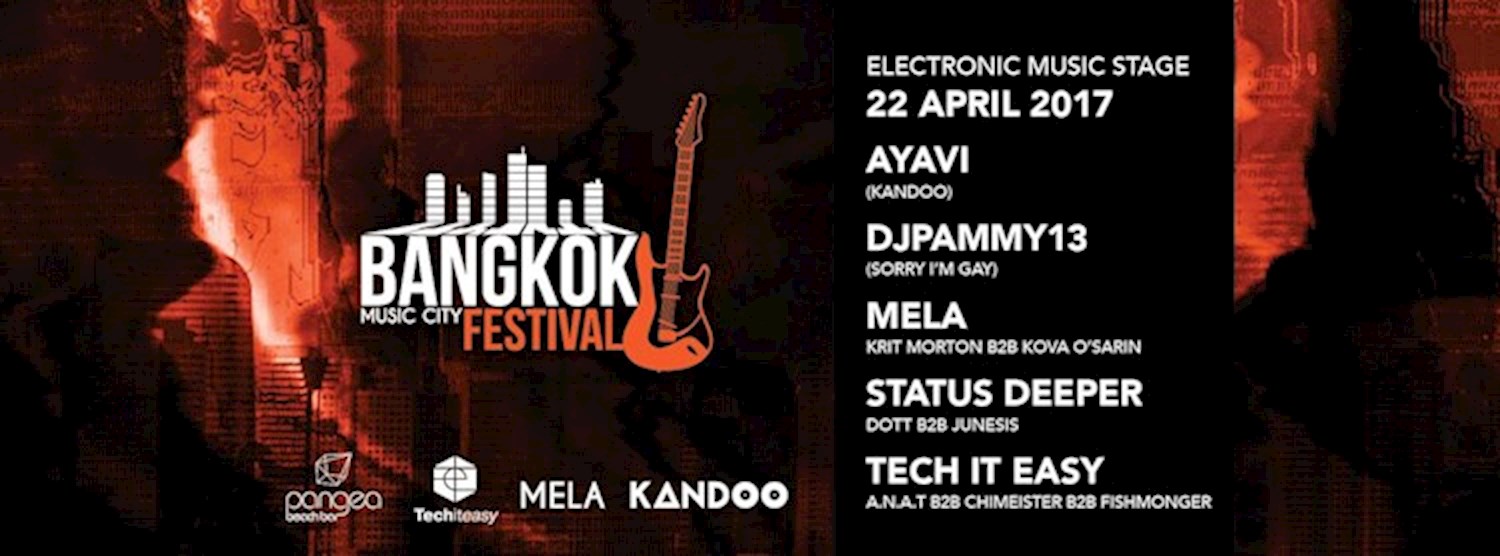 Bangkok Music Inna City : มหานครเพลง - Electronic Music Stage Zipevent