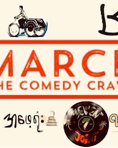 March the Comedy Crawl Zipevent