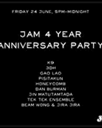 Jam 4 Year Anniversary Party Zipevent