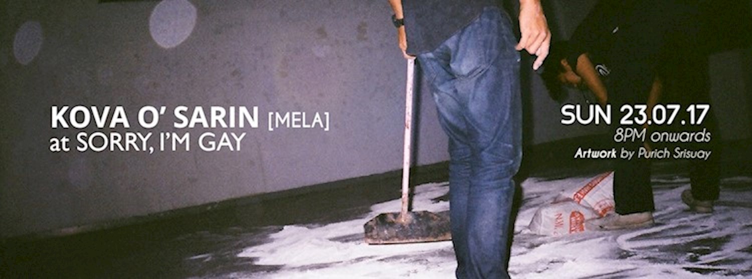 Kova O' Sarin at Sorry, I'm Gay Zipevent