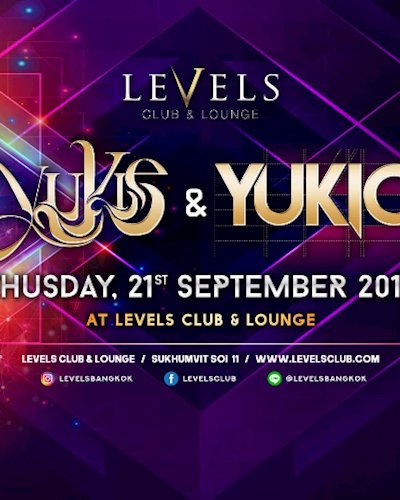 YUKIE & YUKIO at Levels l Thursday 21st September 2017 Zipevent
