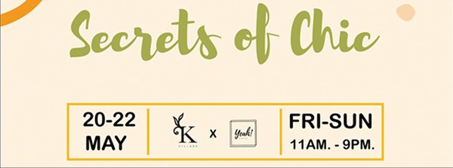 YEAH! MARKET “Secrets of Chic” Zipevent