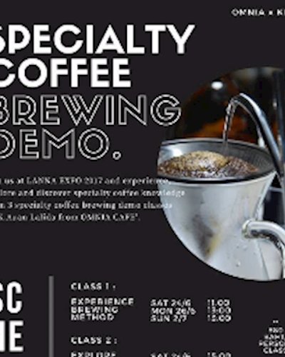 Specialty Coffee Brewing Demo at Lanna Expo Zipevent