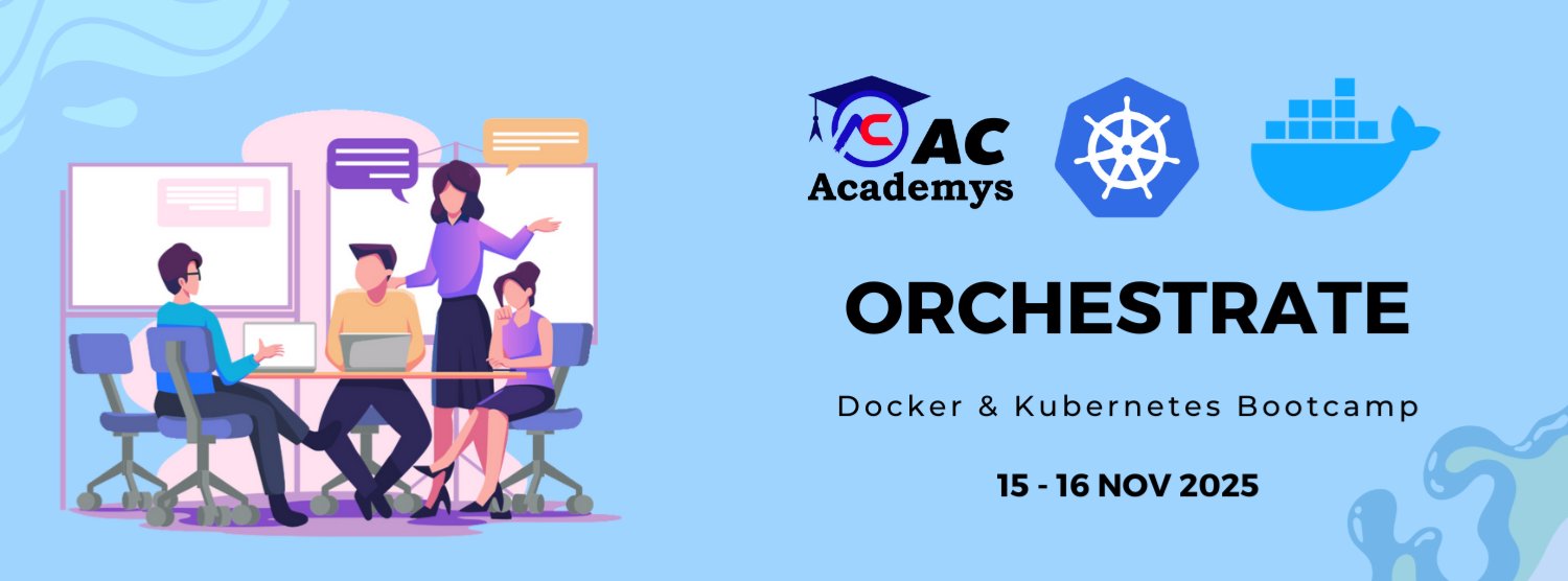 Orchestrate: Docker & Kubernetes Bootcamp Zipevent