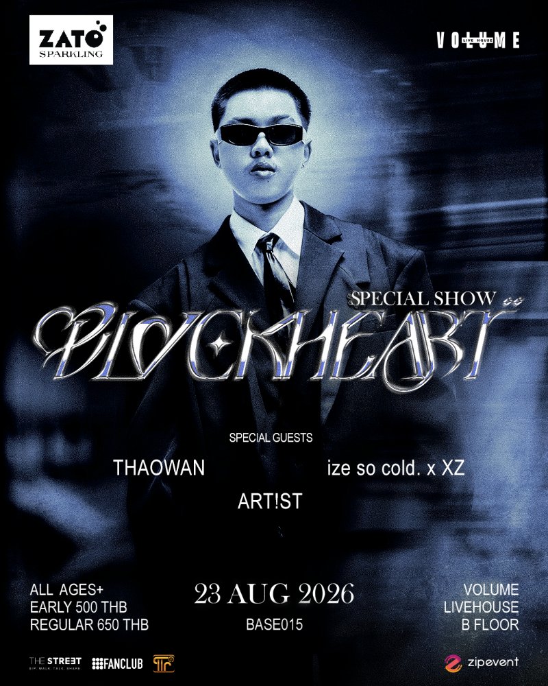 ZATO PRESENTS BASE 015 : BLVCKHEART SPECIAL SHOW Zipevent