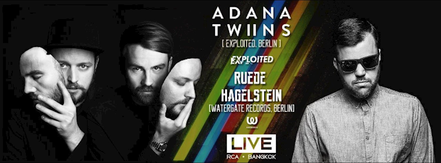 LIVE pres. ADANA TWINS & RUEDE HAGELSTEIN Zipevent