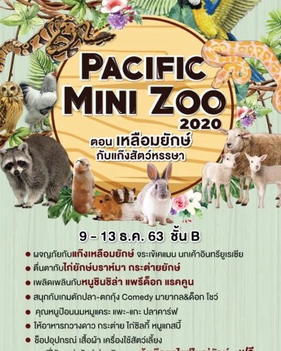 Pacific Mini Zoo 2020 ตอน เหลือมยักษ์กับแก๊งสัตว์หรรษา Zipevent