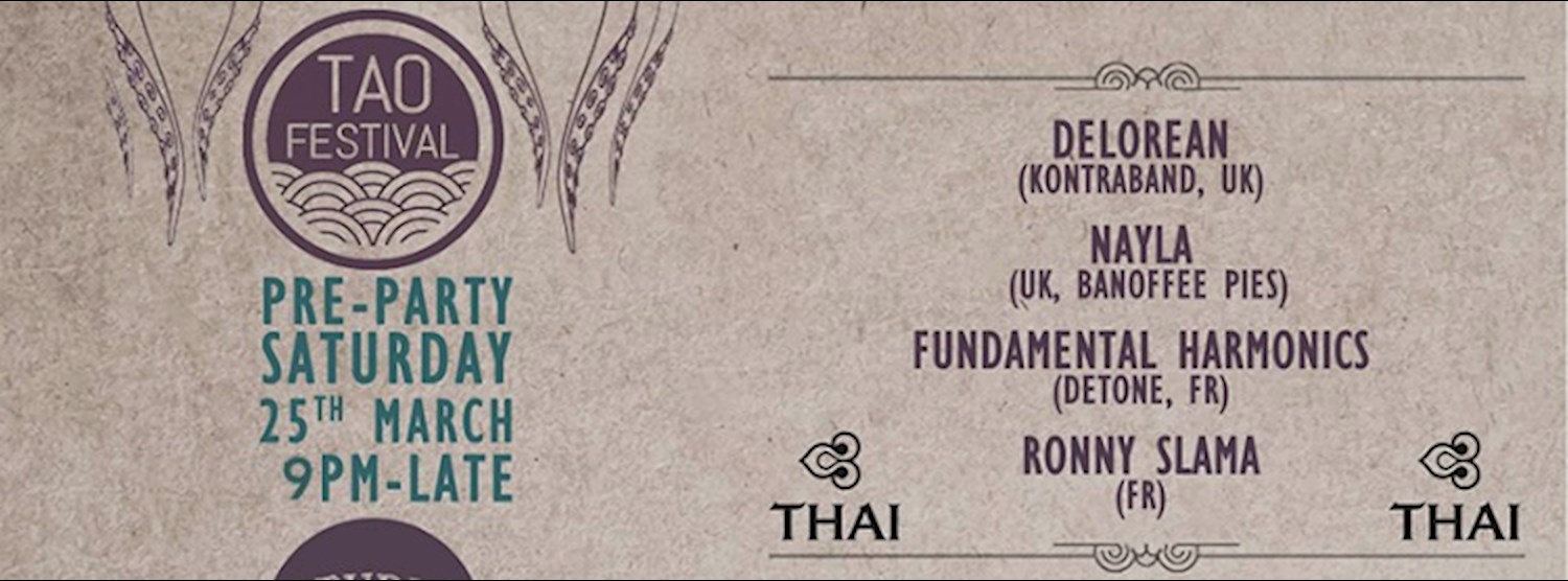 TAO FESTIVAL's BKK pre-parties #02 Zipevent