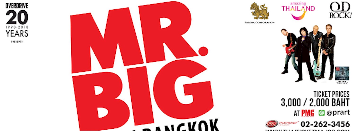 MR BIG - Live in Bangkok - 12 June 2018 Zipevent